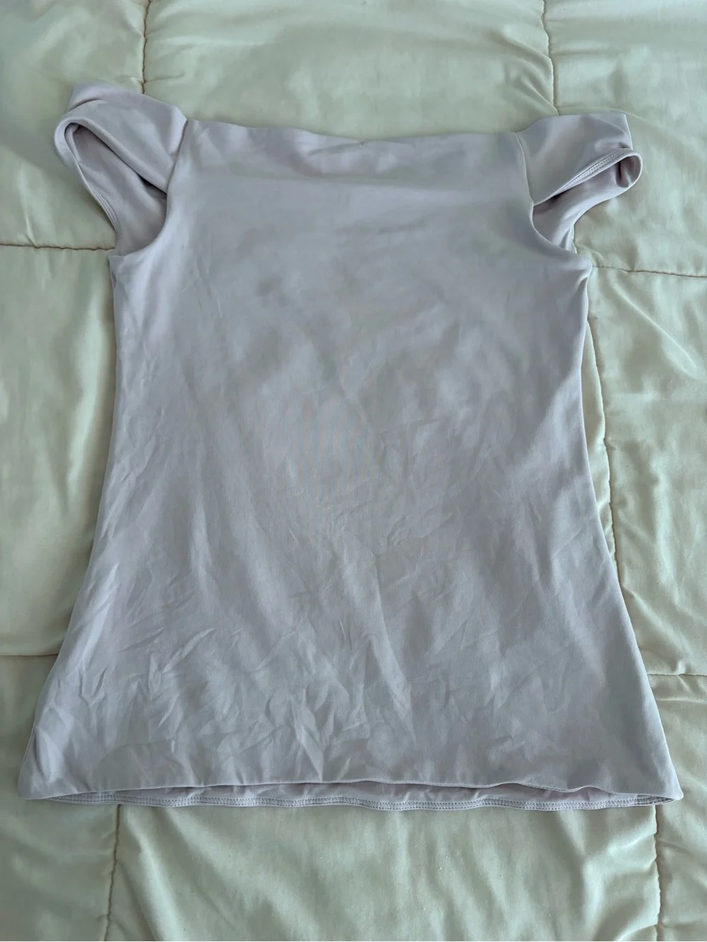 Aritzia Contour Off-Shoulder Women's Top in Light Pink - Picture 3 of 5